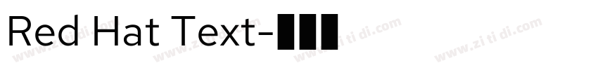 Red Hat Text字体转换